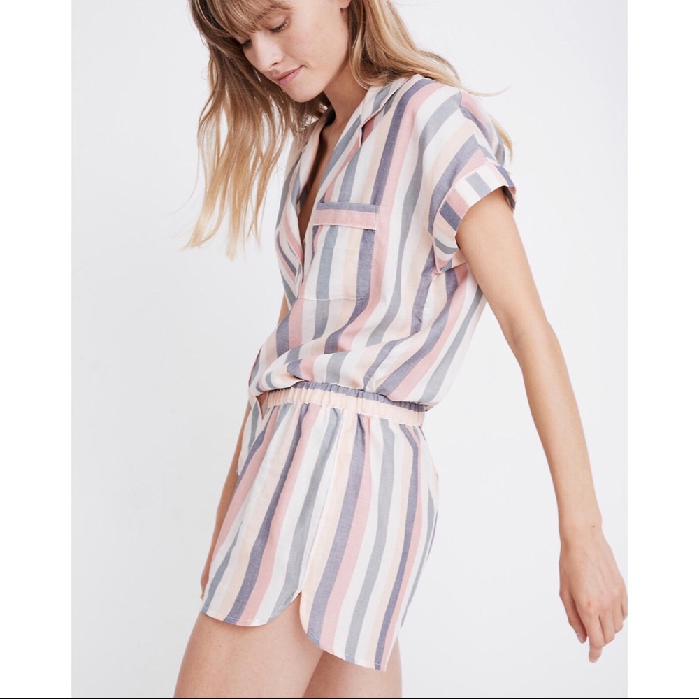Madewell | Flannel Bedtime Pajama Top